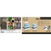 Conjunto de Lancheiras Bidasoa Mia Multicolor Plástico Livre de BPA 380 ml 850 ml 1,6 L 2,85 L (4 Unidades) A Preço de Revenda - nacloset 2