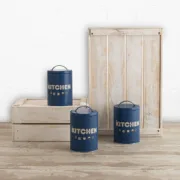 Conjunto de Potes Quid Baltic Azul 3 Peças Cozinha | Gourmet - nacloset 2