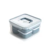 Conjunto de Recipientes de Cozinha Herméticos Empilháveis Quid Minimal 7 Peças Cozinha | Gourmet - nacloset