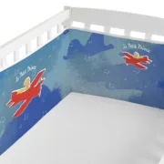 Protetor de berço HappyFriday Le Petit Prince Son avion Multicolor 210 x 40 cm Bebés e Crianças - nacloset 2