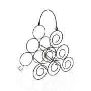 Suporte para garrafas Versa Metal (27,5 x 32 x 16,5 cm) Cozinha | Gourmet - nacloset