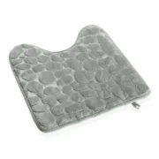 Tapete de banho Versa Cinzento Poliéster (45 x 45 cm) Banho - nacloset