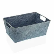Cesta Multiusos Versa Azul Algas marinhas 22 x 13 x 31 cm Casa | Jardim - nacloset