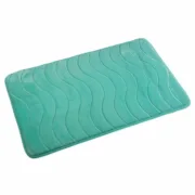 Tapete de banho Versa Brant Azul Algodão (45 x 75 cm) Banho - nacloset