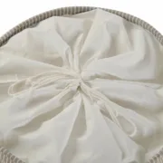 Cesto de Roupa Suja Versa Bege 38 x 48 x 38 cm Casa | Jardim - nacloset 2