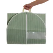 Capa para Fatos Versa Riscas Verde 100 x 60 cm Casa | Jardim - nacloset 2