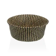 Cesta Decorativa Versa Preto Algas marinhas Ø 28 cm Casa | Jardim - nacloset 2