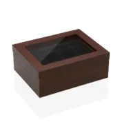 Guarda-Joias Versa Madeira 12,7 x 6 x 16,4 cm Casa | Jardim - nacloset 2