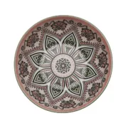 Saladeira Versa Cor de Rosa Cerâmica Porcelana 22,5 x 9 x 22,5 cm Cozinha | Gourmet - nacloset 2