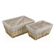 Cesto da Roupa Versa Nadir Castanho Algas marinhas 22 x 15 x 32 cm Casa | Jardim - nacloset