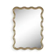 Espelho de parede Versa Dourado 2,6 x 70,2 x 50,2 cm Casa | Jardim - nacloset