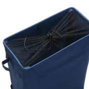 Cesto de Roupa Suja Versa Azul Minimalista 18,5 x 58 x 39 cm Casa | Jardim - nacloset 2