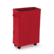 Cesto de Roupa Suja Versa Vermelho Minimalista 18,5 x 58 x 39 cm Casa | Jardim - nacloset