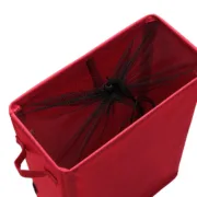 Cesto de Roupa Suja Versa Vermelho Minimalista 18,5 x 58 x 39 cm Casa | Jardim - nacloset 2