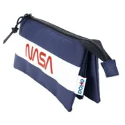 Estojo Triplo DOHE Nasa Flag Azul Estojo 3 Compartimentos - nacloset