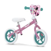 Bicicleta Infantil Minnie Mouse   10″ Sem Pedais Cor de Rosa Brinquedos e Jogos - nacloset