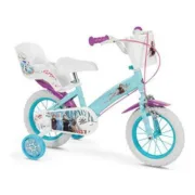 Bicicleta Infantil Frozen 12″ Acessórios de ciclismo - nacloset
