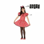 Fantasia para Crianças Minnie Mouse 26947 Vermelho Fantasia 5-6 Anos (2 Peças) Desenhos animados - nacloset 2