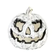 Figura Decorativa (21 x 17 cm) Abóbora Cinzento Acessórios para festas - nacloset