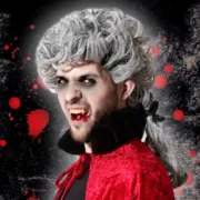 Peruca para Halloween Cinzento Disfarces e artigos para festas - nacloset