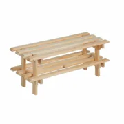 Sapateira Astigarraga Evolution Natural Pinheiro Empilhável 30 x 25,9 x 75 cm Casa | Jardim - nacloset