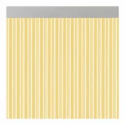 Cortina Acudam Ferrara Portas Amarelo Transparente Exterior PVC Alumínio 90 x 210 cm Casa | Jardim - nacloset