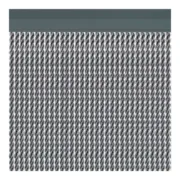 Cortina Acudam Manacor Portas Prateado Exterior PVC Alumínio 90 x 210 cm Casa | Jardim - nacloset