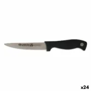 Faca de Cozinha Quttin Dynamic Preto Prateado 11 cm (24 Unidades) Cozinha | Gourmet - nacloset
