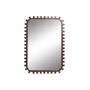 Espelho de parede Home ESPRIT Preto Dourado Cristal Madeira MDF Neoclássico 44 x 2,5 x 64 cm Casa | Jardim - nacloset