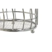 Cesto para talheres Home ESPRIT Prateado Metal 11.5 x 11.5 x 15.5 cm Casa | Jardim - nacloset 2