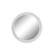 Espelho de parede Home ESPRIT Branco Metal Urbana 85,5 x 9,5 x 85,5 cm Casa | Jardim - nacloset
