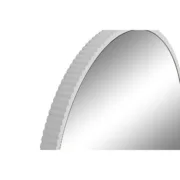 Espelho de parede Home ESPRIT Branco Metal Espelho Urbana 70 x 4,5 x 70 cm Casa | Jardim - nacloset 2
