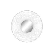 Espelho de parede Home ESPRIT Branco Metal Espelho Urbana 90 x 2 x 90 cm Casa | Jardim - nacloset