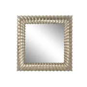 Espelho de parede Home ESPRIT Dourado Resina Espelho 95 x 8 x 95 cm Casa | Jardim - nacloset