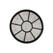 Espelho de parede Home ESPRIT Preto Madeira Espelho Acabamento envelhecido 100 x 5 x 100 cm Casa | Jardim - nacloset