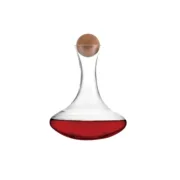 Decantador de Vinho Home ESPRIT Madeira Cristal 1,5 L Cozinha | Gourmet - nacloset