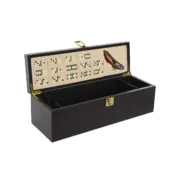 Conjunto de Acessórios para Vinho Home ESPRIT Castanho Madeira MDF 36 x 11 x 12 cm Cozinha | Gourmet - nacloset