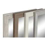 Espelho de parede Home ESPRIT Branco Castanho Bege Cinzento Cristal poliestireno 36 x 2 x 125 cm (4 Unidades) A Preço de Revenda - nacloset 2