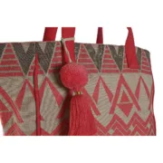 Bolsa a Tiracolo Home ESPRIT Bege Fúcsia 31 x 16 x 66 cm Acessórios de Moda - nacloset 2