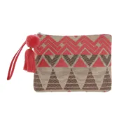 Nécessaire de Viagem Home ESPRIT Bege Fúcsia 26 x 2 x 19 cm Desporto | Lazer - nacloset