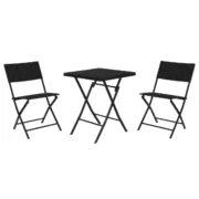 Móveis de jardim Home ESPRIT Preto 58 x 58 x 71,5 cm Casa | Jardim - nacloset