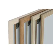 Espelho de parede Home ESPRIT Branco Castanho Bege Cinzento 66 x 2 x 92 cm (4 Unidades) A Preço de Revenda - nacloset 2