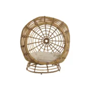 Cama para cães Home ESPRIT Branco Natural Rotim sintético 60 x 58 x 58 cm Animais de Estimação - nacloset 2