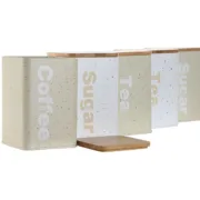 Bote Home ESPRIT Bege Cinzento (2 Unidades) (6 Unidades) A Preço de Revenda - nacloset 2