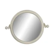 Espelho de parede Home ESPRIT Branco Metal Romântico 37 x 13 x 29 cm Casa | Jardim - nacloset