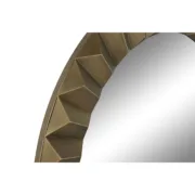 Espelho de parede Home ESPRIT Dourado Cristal Ferro Moderno 110,5 x 5,5 x 110,5 cm Casa | Jardim - nacloset 2