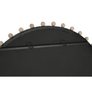 Espelho de parede Home ESPRIT Preto Natural Cristal Ferro Moderno Bolas 113 x 4,5 x 113 cm Casa | Jardim - nacloset 2