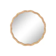Espelho de parede Home ESPRIT Natural Scandi 80 x 4,5 x 80 cm Casa | Jardim - nacloset