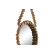 Jogo de Espelhos Home ESPRIT Natural Madeira Cristal Scandi 15 x 1 x 24 cm (3 Peças) Casa | Jardim - nacloset 2