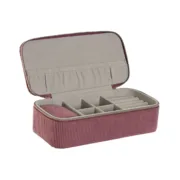 Guarda-Joias Home ESPRIT Creme Magenta 20,5 x 10 x 6 cm (2 Peças) Casa | Jardim - nacloset